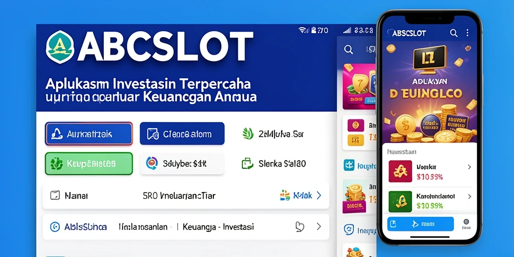 Tampilan antarmuka ABCSLOT yang memudahkan navigasi pengguna untuk investasi.