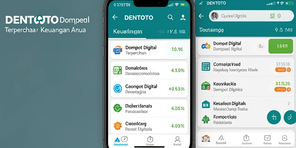 Tampilan antarmuka DENTOTO yang user-friendly dan modern.