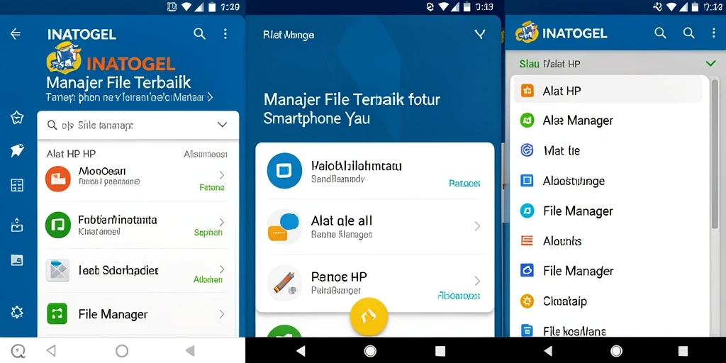 Antarmuka INATOGEL yang sederhana dan efisien untuk pengelolaan file.