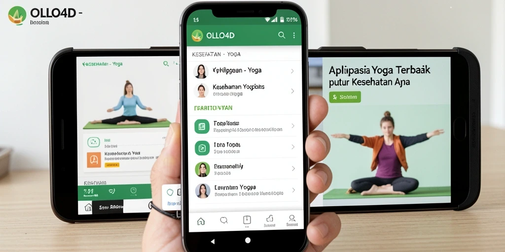 Antarmuka pengguna intuitif OLLO4D menunjukkan berbagai fungsi Yoga.