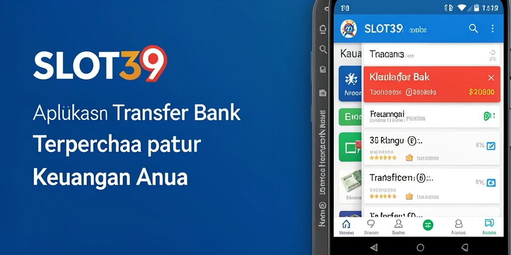 Antarmuka SLOT39 yang sederhana dan fungsional untuk Transfer Bank.