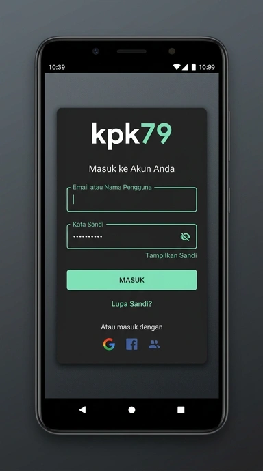 Panduan Masuk Akun Kpk79 untuk Pengguna Android